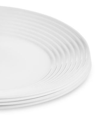Opal Glass Spiral Dinner Plates, Set of 4, Exclusively at Macy's