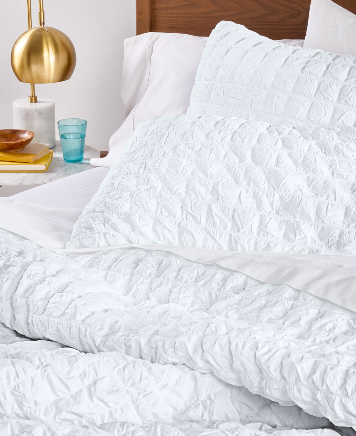 Arch Studio Seersucker 3-pc. Comforter Set, King, Exclusively At Macy's In White
