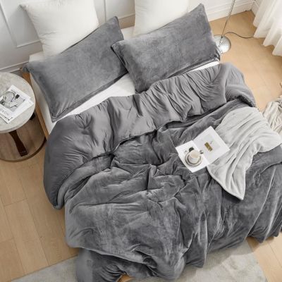 Better Than Anesthesia - Oversized Comforter Set - Smoked Pearl , Beige/Khaki , Queen