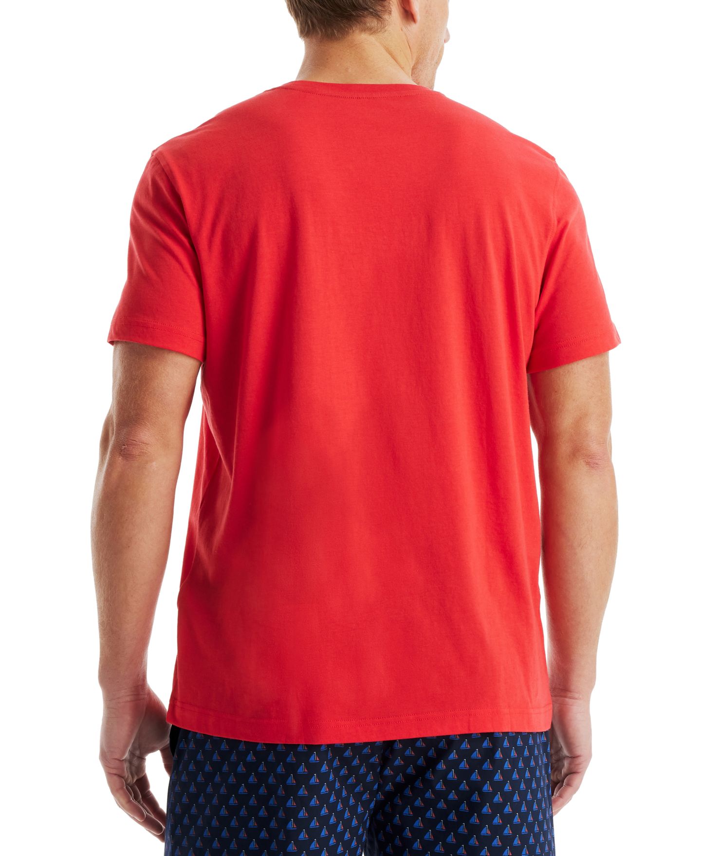 Мужская футболка Nautica Short Sleeve Sleep T-Shirt, цвет: Аквамариновый — фото 7