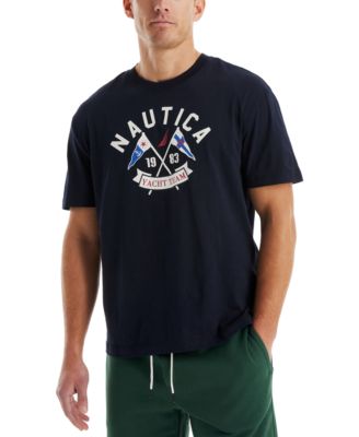 Nautica - Men's Short Sleeve Sailing Graphic Sleep T-Shirt
