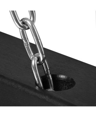 Outdoor Patio HDPE Hanging Front Porch Swing Bench