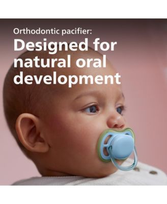 Ultra Air Pacifier 6-18m, blue hush / lush lilac, 8 pack