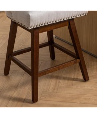 Set of 2 Swivel Counter Height Stools