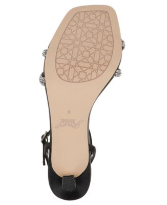 Women's Maci Rhinestone Knot Kitten Heel Sandals