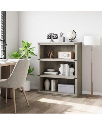 Farmhouse Book Shelf with Storage