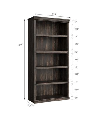 Farmhouse Book Shelf with Storage