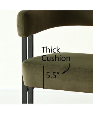 Velvet Upholstered 2-Seater Bench, Modern Loveseat Sofa for Living Room, Bedroom, or Entryway