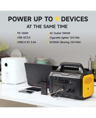 1000W Portable Power Station with 200W Solar Panel