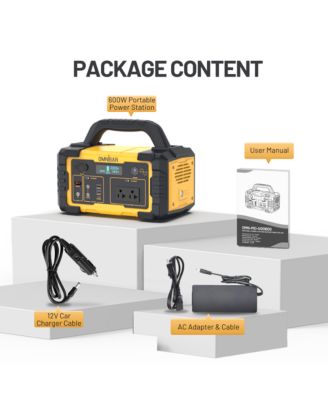 600W Portable Power Station with 200W Solar Panel