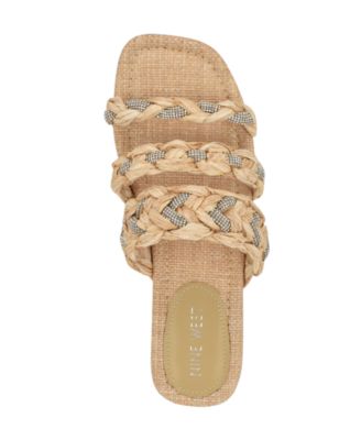 Women's Qazz Woven Embellished Flat Sandals