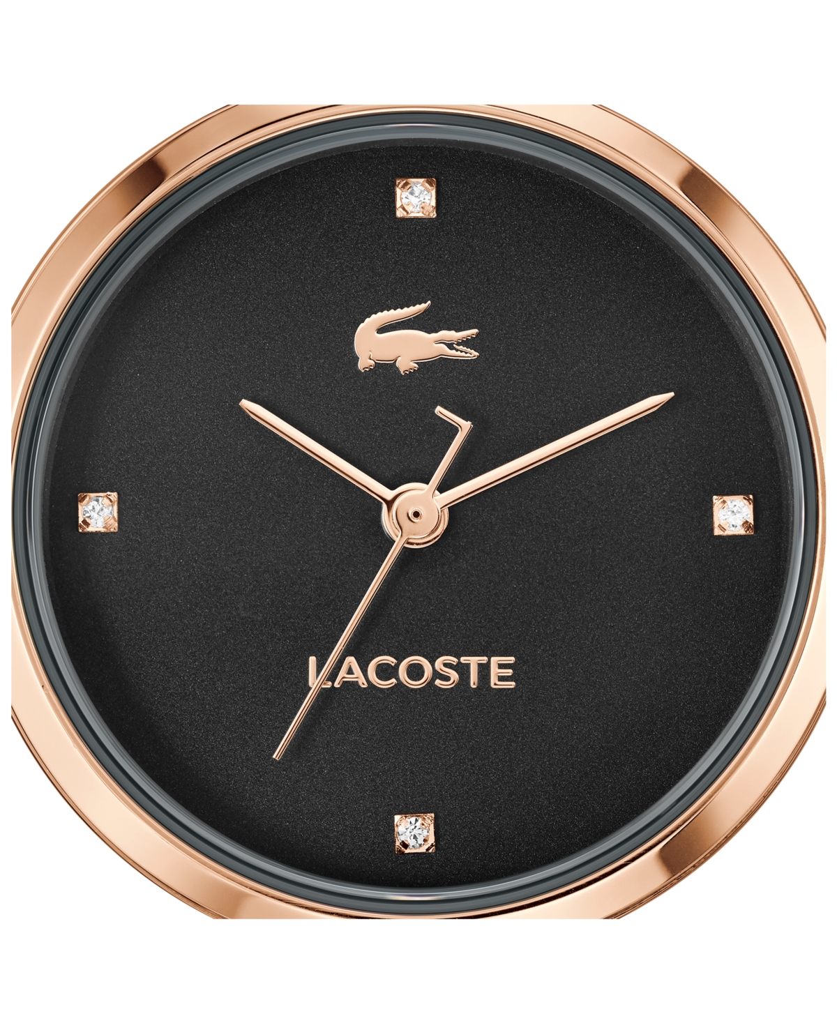 LACOSTE WOMEN'S ORBA CARNATION GOLD STAINLESS STEEL MESH BRACELET WATCH, 30MM 