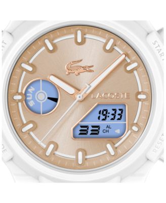 Women's LC33 White Silicone Strap Watch, 40mm