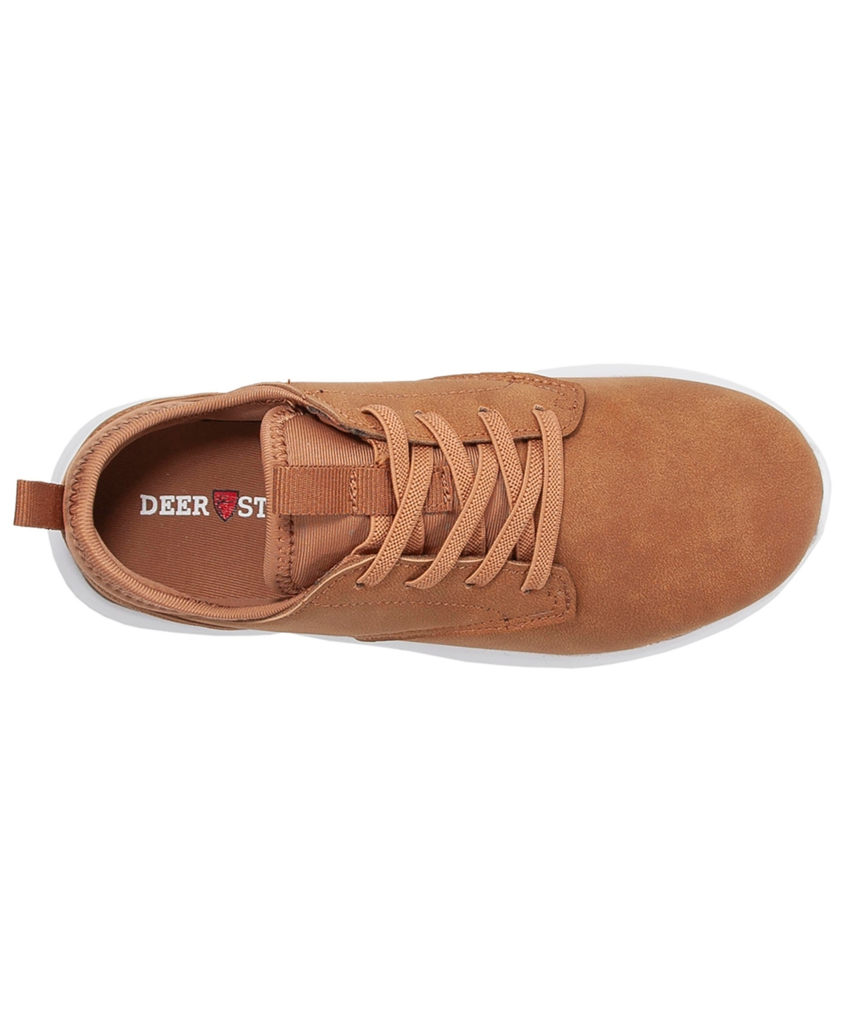 Deer Stags Little Boys Cal Junior Bungee Lace Dress Oxford Shoe In Tan