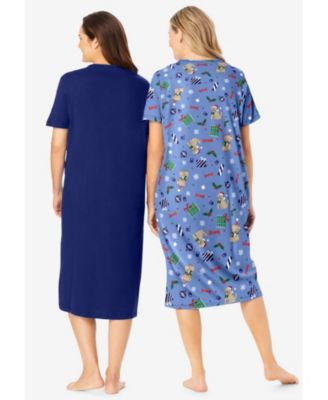 Women's 2-Pack Long Sleepshirts