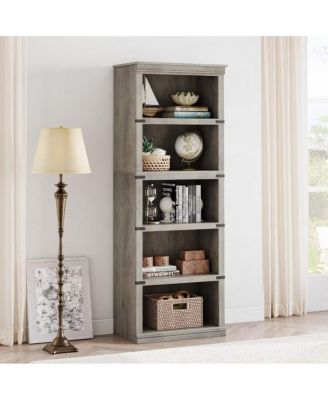 Farmhouse Book Shelf with Storage