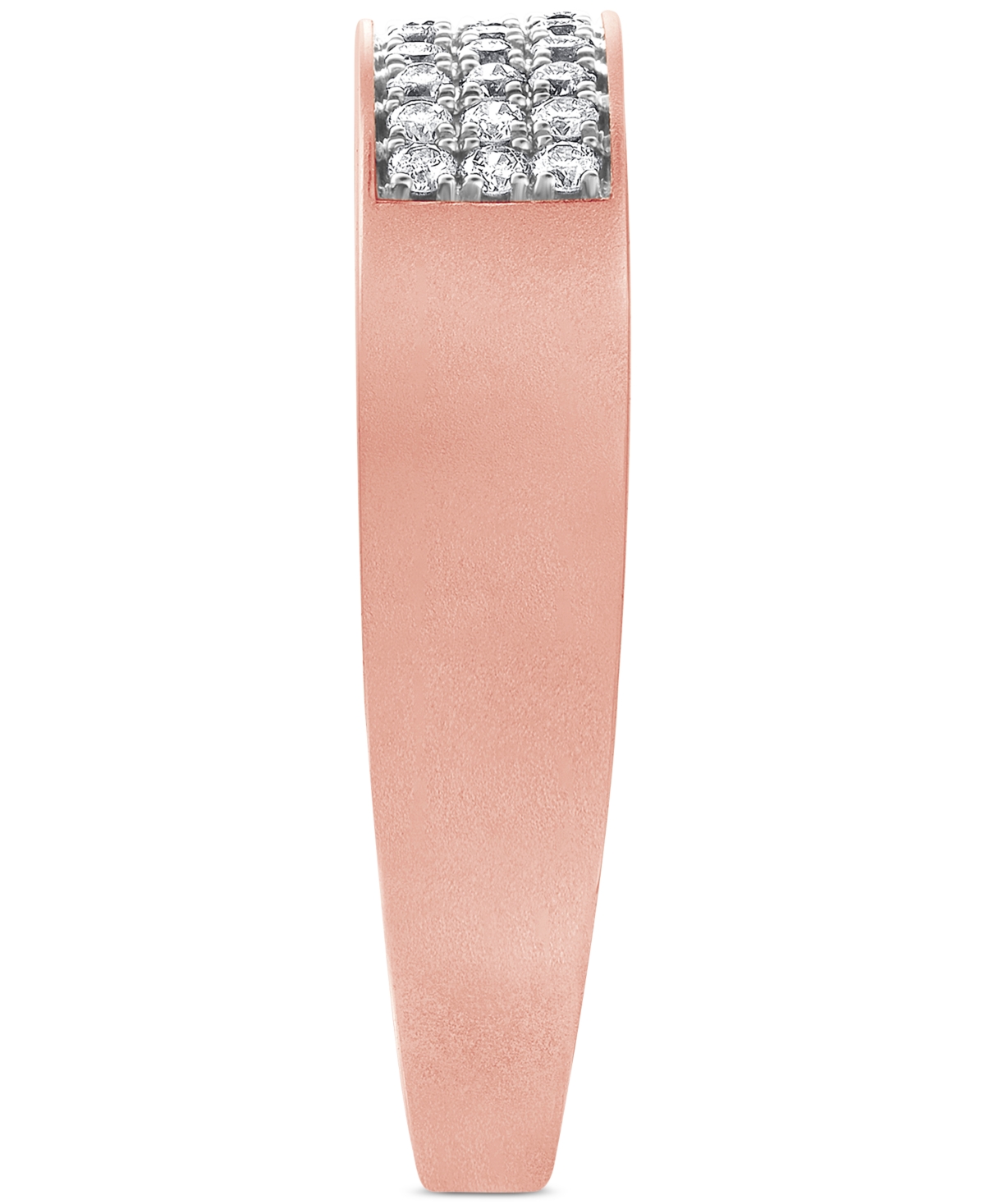 Macy's Diamond Cluster Ring (1/5 Ct. T.w.) In 10k Rose Gold In Rose Gold