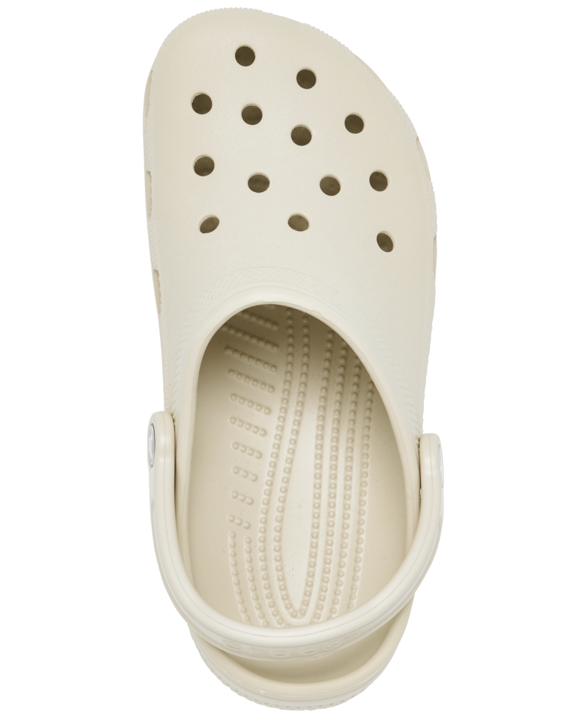 Shop Crocs Big Kids' Classic Clog Sandals From Finish Line In Bone
