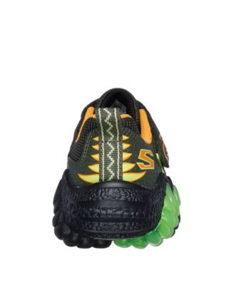 Little Kids' Skech-O-Saurus - Light 2.0 Light-Up Fastening Strap Casual Sneakers from Finish Line