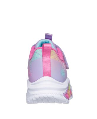 Little Girls' S-Lights: Rainbow Cruisers - Rainbow Reflecting Light-Up Casual Sneakers from Finish Line