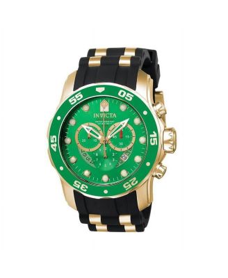 Men's 6984 Pro Diver SCUBA Quartz Chronograph Green Dial Watch