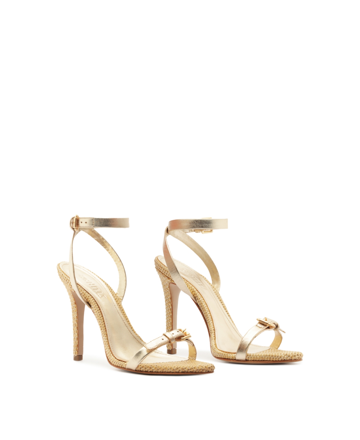 Shop Schutz Women's Aurora High Stiletto Sandals In Gold