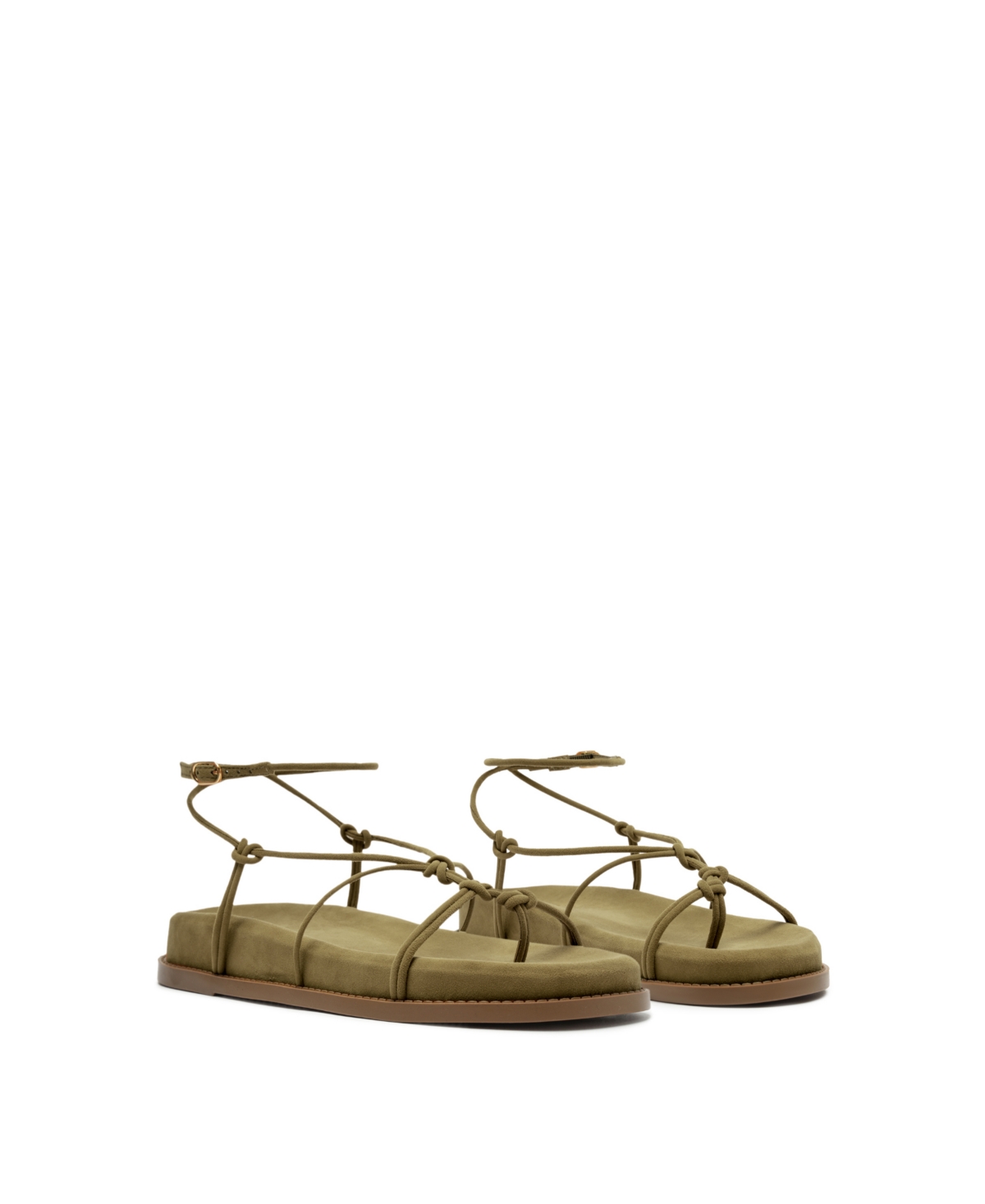 Shop Schutz Women's Calabria Sporty Flat Sandals In Green