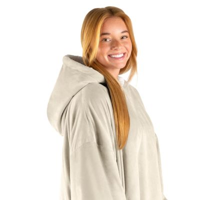 Homey Sherpa Side Pockets Wearable Blanket, Adult