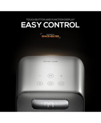 MORENTO 1500W Space Heater, Electric Heater for Indoor Use, Desk Heater with Heating and Fan Modes with Thermostat