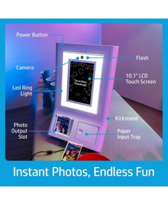 Sprocket Photobooth 3x4 Photo Printer, Bundle with Zink Paper (100 Sheets) & Carrying Case