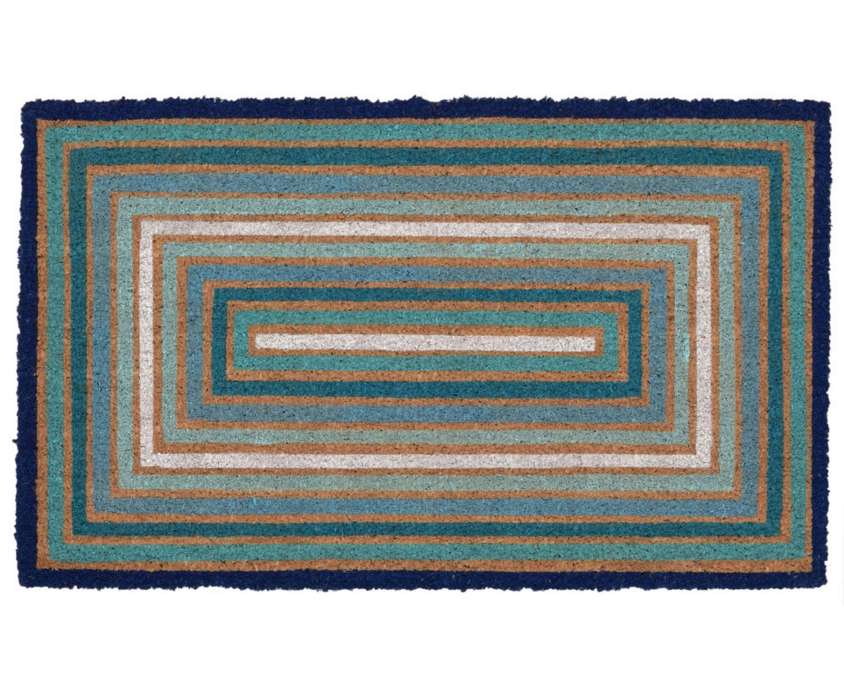 Liora Manne Natura Boxes 2'x3' Area Rug In Blue