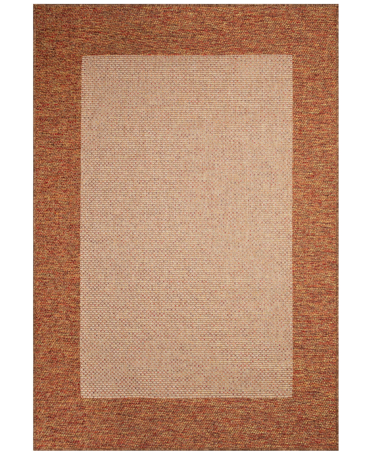 Liora Manne Roma Border 7'10"x9'10" Area Rug In Copper