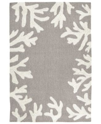 Liora Manne' - Capri Coral Border 1'8"x2'6" Area Rug