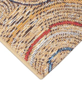 Liora Manne Esencia Basket Circles Rug Collection In Multi