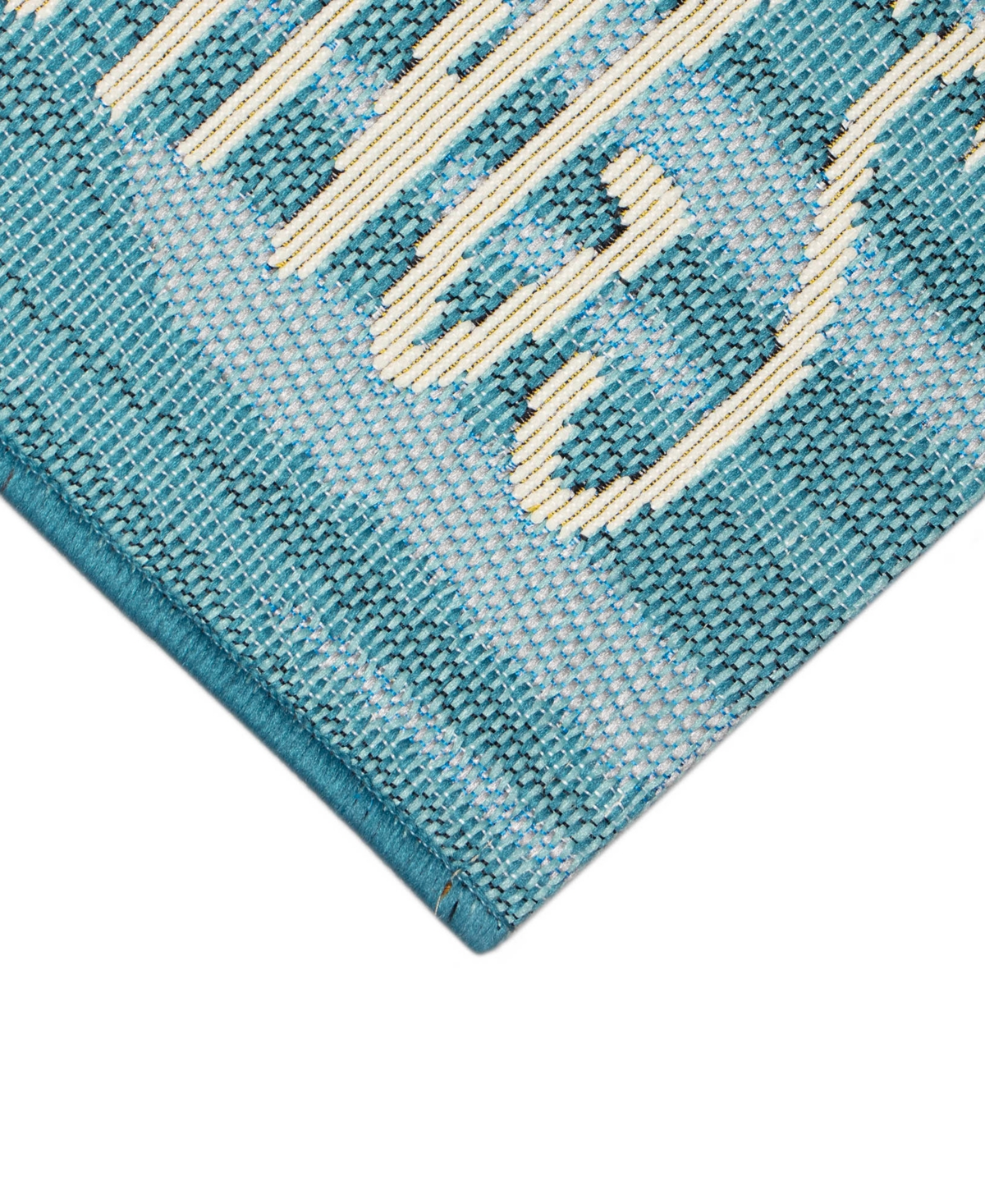 Shop Liora Manne Esencia Seas And Greetings 2'5"x3'11" Area Rug In Ocean