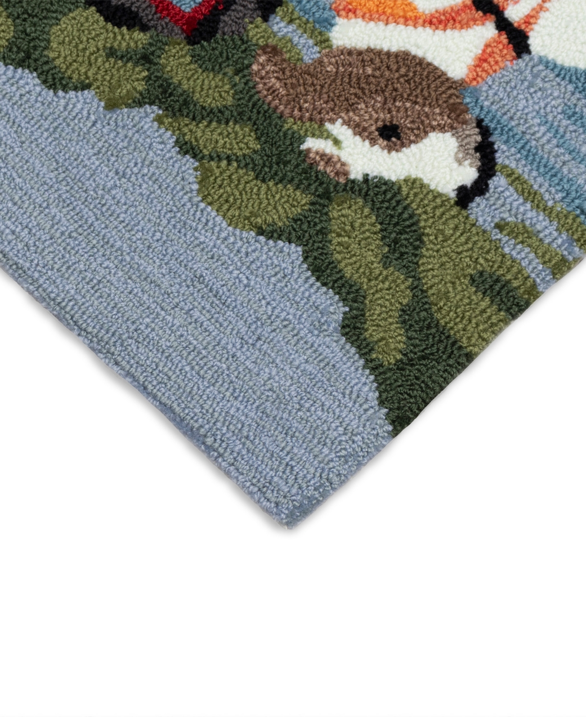 Liora Manne Frontporch Rafting Dogs 2'x5' Runner Area Rug In Multi