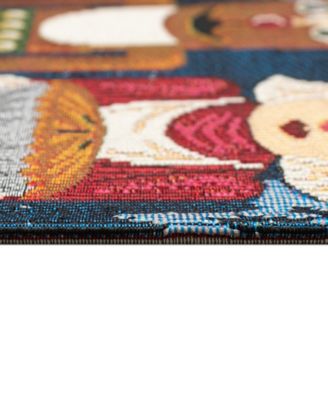 Liora Manne Esencia Nutcracker Sweet Rug Collection In Navy