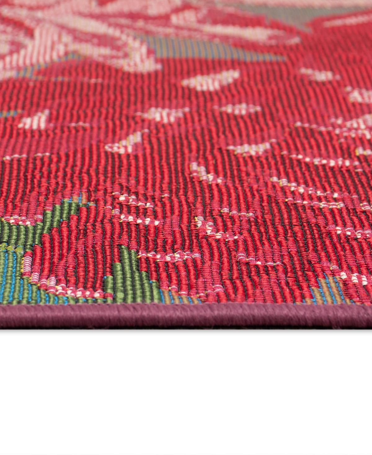 Liora Manne Esencia Mums 1'11"x4'11" Runner Area Rug In Fuchsia
