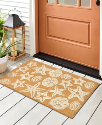 Liora Manne Natura Shells Rug Collection In White