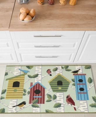 Liora Manne Esencia Bird Condos Rug Collection In Blue