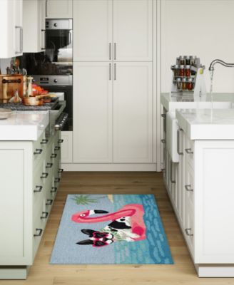 Liora Manne Frontporch Sit Stay Vacay Rug Collection In Ocean
