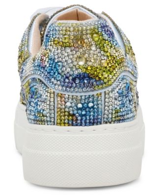 Betsey Johnson Women's Sidny Lace-Up Platform Sneakers