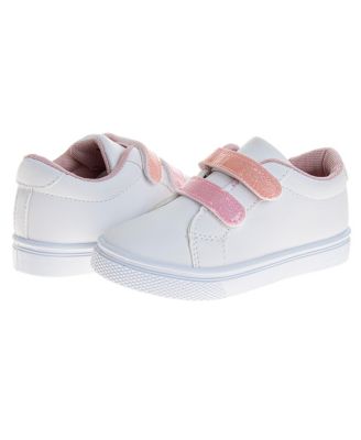 Toddler Little Girl Hook and Loop Casual Sneakers