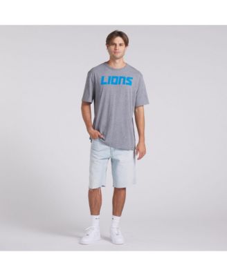 Men's Heather Gray Detroit Lions Tri-Blend T-Shirt
