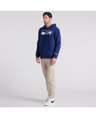 Men's Navy Seattle Seahawks Legacy Fleece Pullover Hoodie