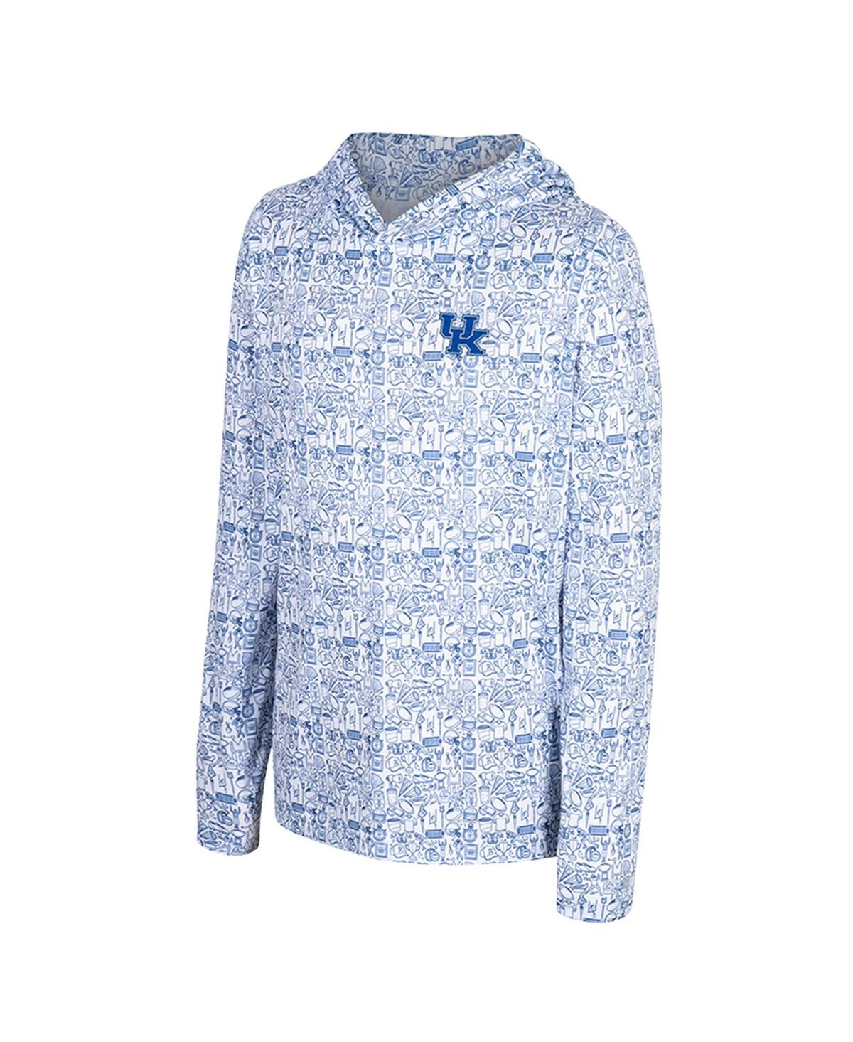 Colosseum Big Boys And Girls Royal Kentucky Wildcats All-over Print Hoodie In Royal