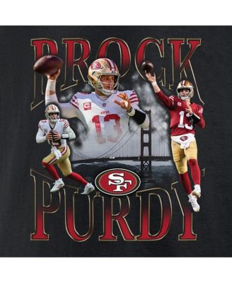 Men's Brock Purdy Black San Francisco 49ers Notorious Player Graphic T-Shirt
