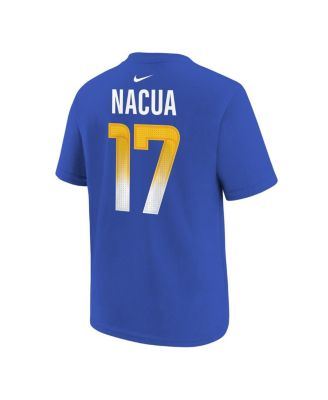 Big Boys and Girls Puka Nacua Royal Los Angeles Rams Player Name Number T-Shirt