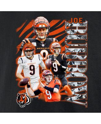 Men's Joe Burrow Black Cincinnati Bengals Notorious Player Graphic T-Shirt