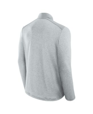 Men's and Women's Gray/Heather Gray Detroit Lions Front Office Tonal Full-Zip Jacket